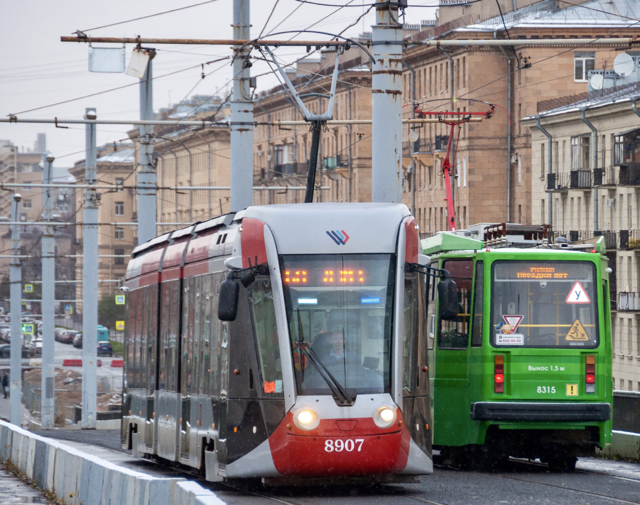 Санкт-Петербург, 71-801 (Alstom Citadis 301 CIS) № 8907