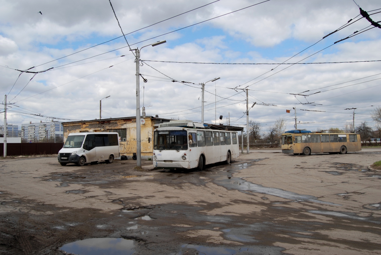 Рязань, ВЗТМ-5284 № 2110; Рязань — Депо, конечные станции и кольца