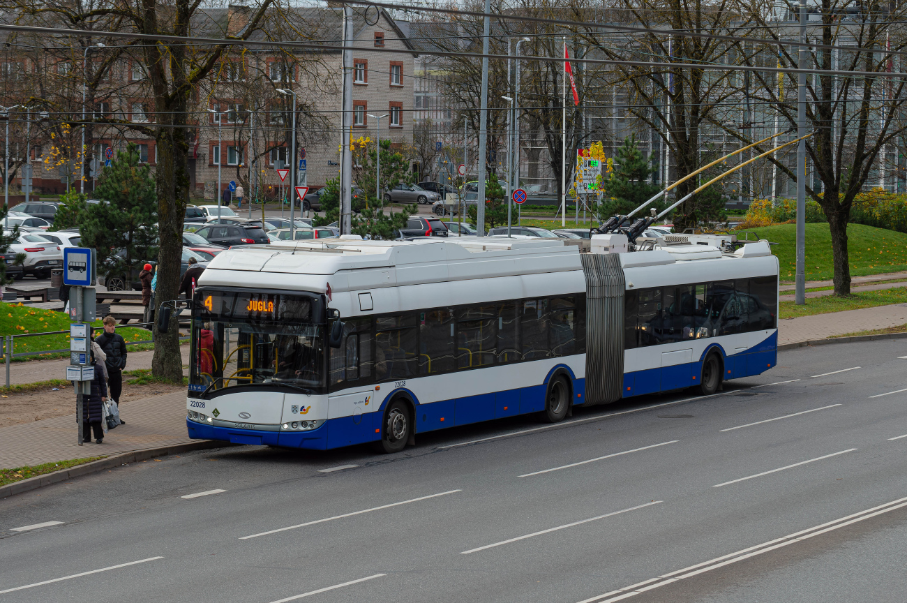 Riga, Solaris Trollino III 18,75 H2 — 22028