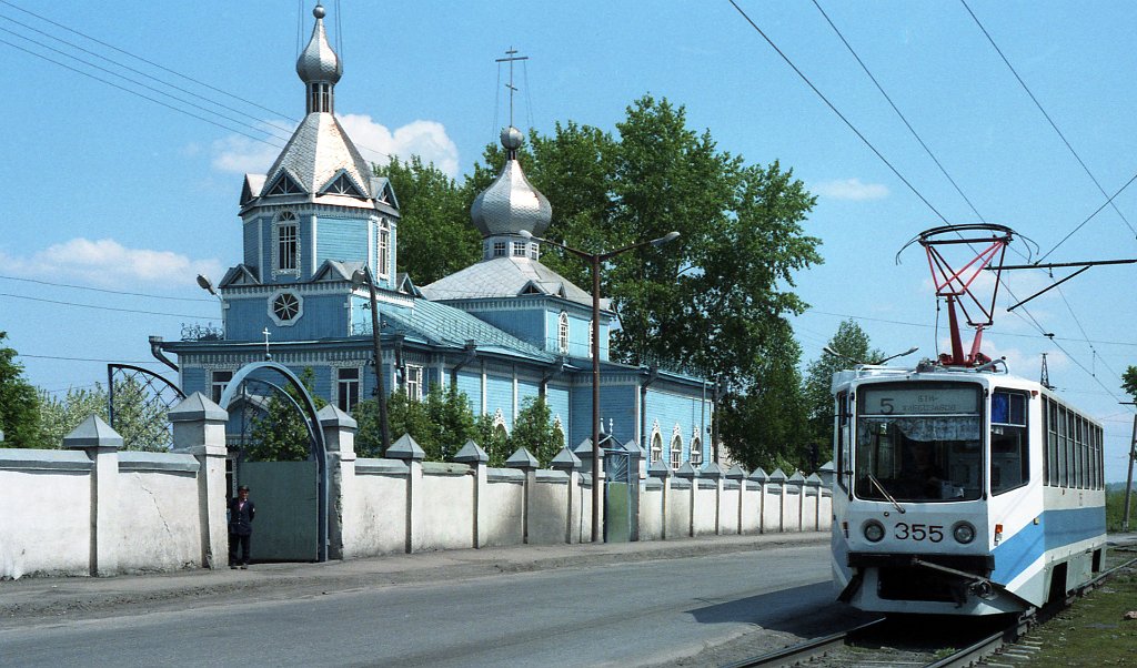 Прокопьевск, 71-608КМ № 355; Прокопьевск — Закрытая линия на Хлебозавод