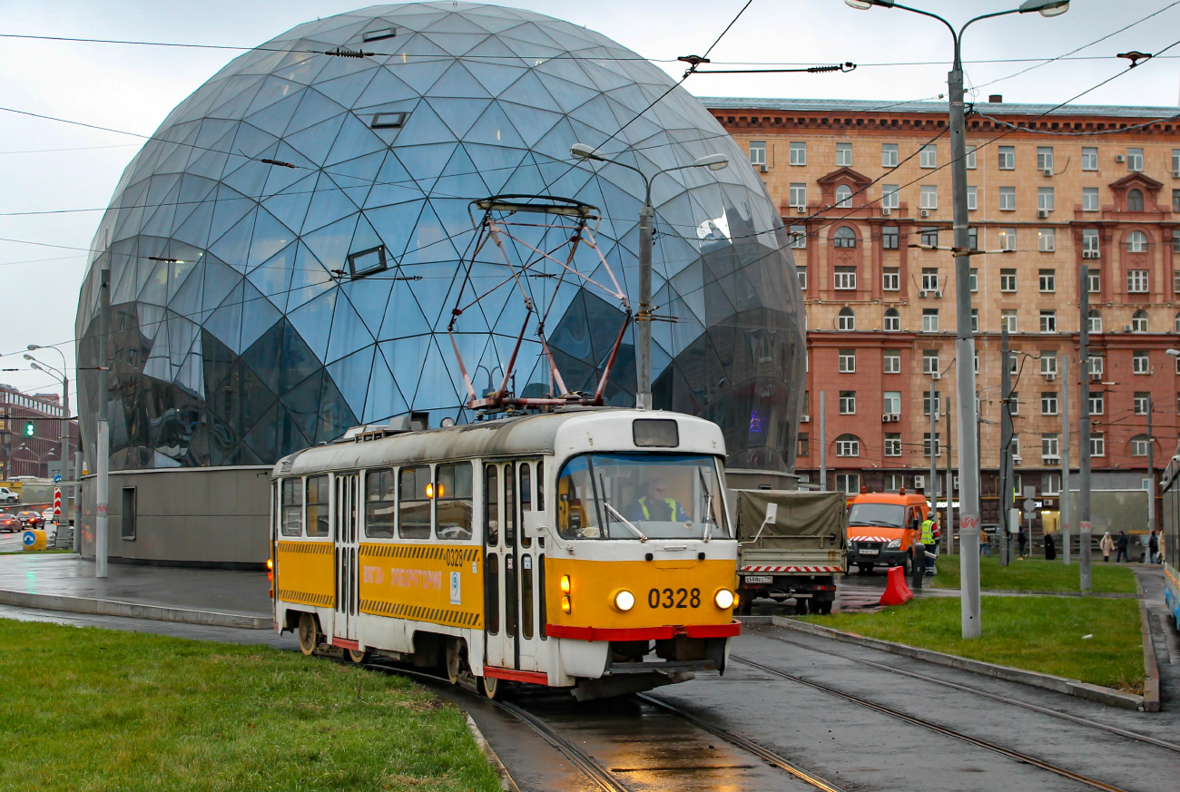 Москва, Tatra T3SU № 0328