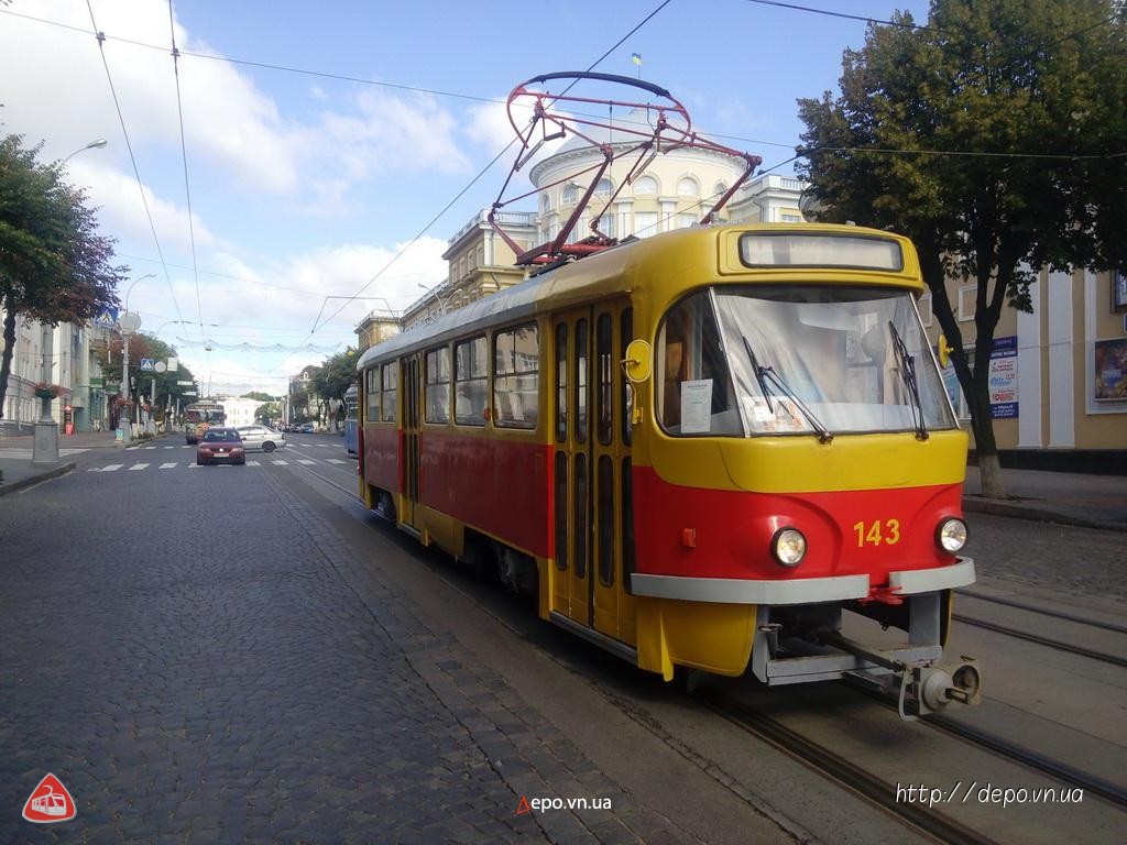 Винница, Tatra T4SU № 143