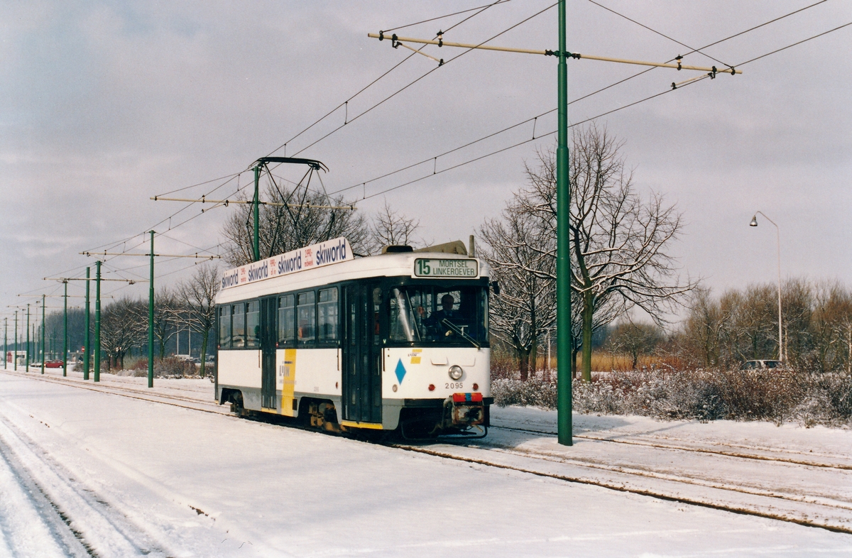 Антверпен, BN PCC Antwerpen № 2095; Антверпен — Старые фотографии (city trams Antwerpen 1980 — 1999)