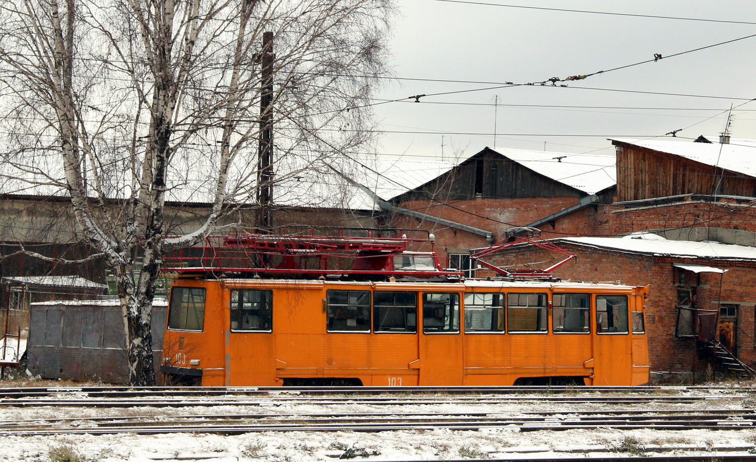 Usolye-Sibirskoye, NTTRZ wire-measuring car Br. 103