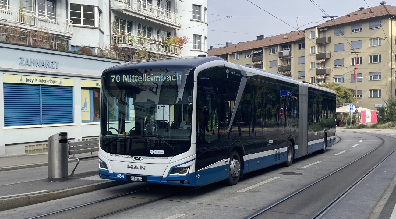 Цюрих, MAN 18C Lion's City 18 E NG544 № 484