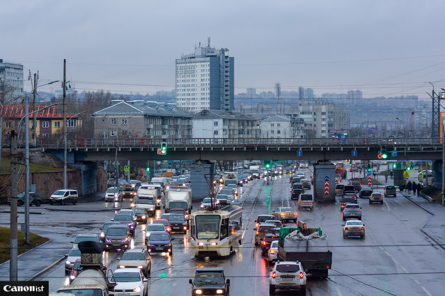 Красноярск — Трамвайные линии и инфраструктура