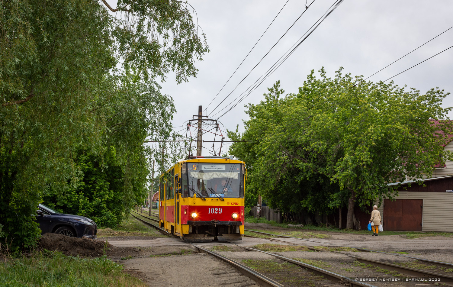 Барнаул, Tatra T6B5SU № 1029
