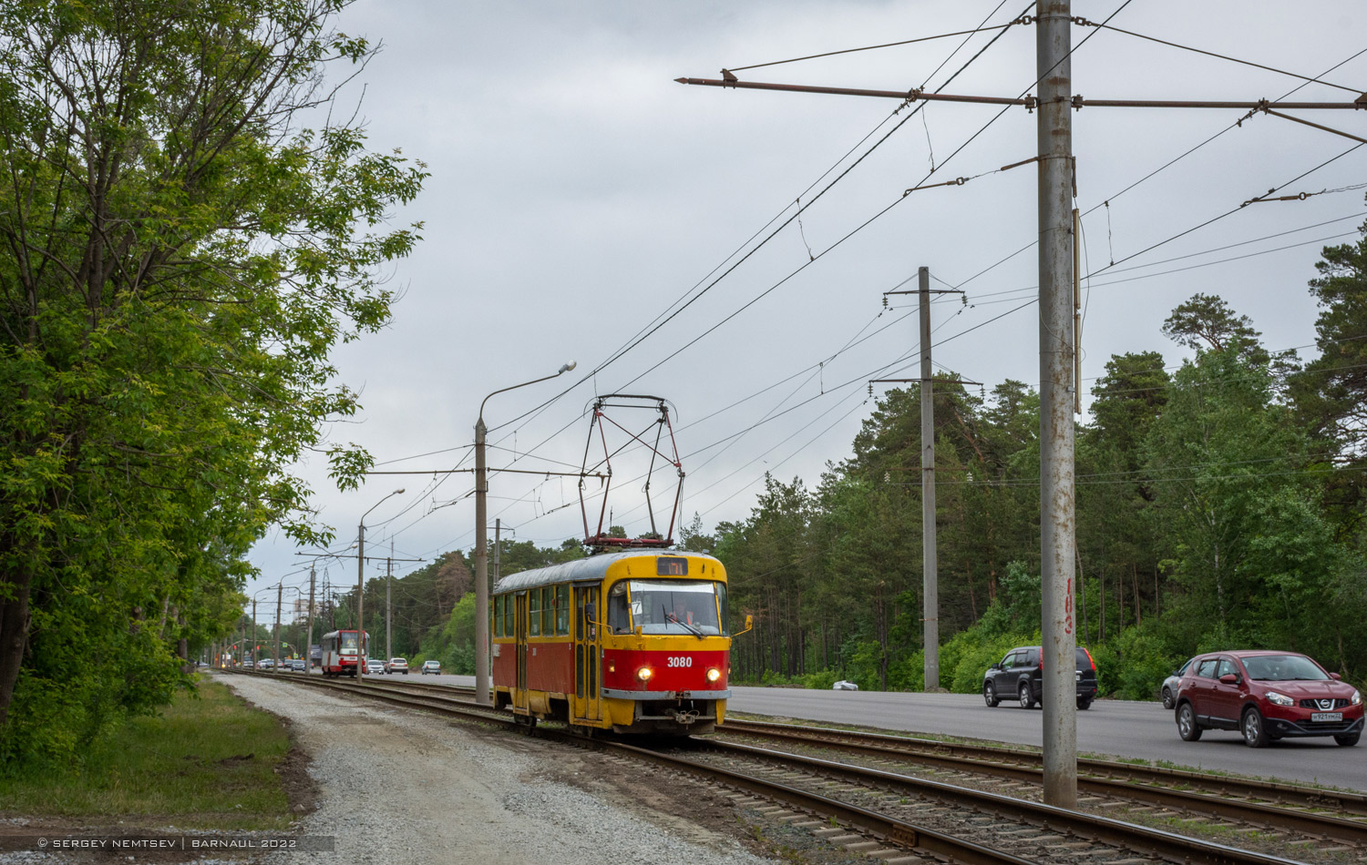Барнаул, Tatra T3SU № 3080