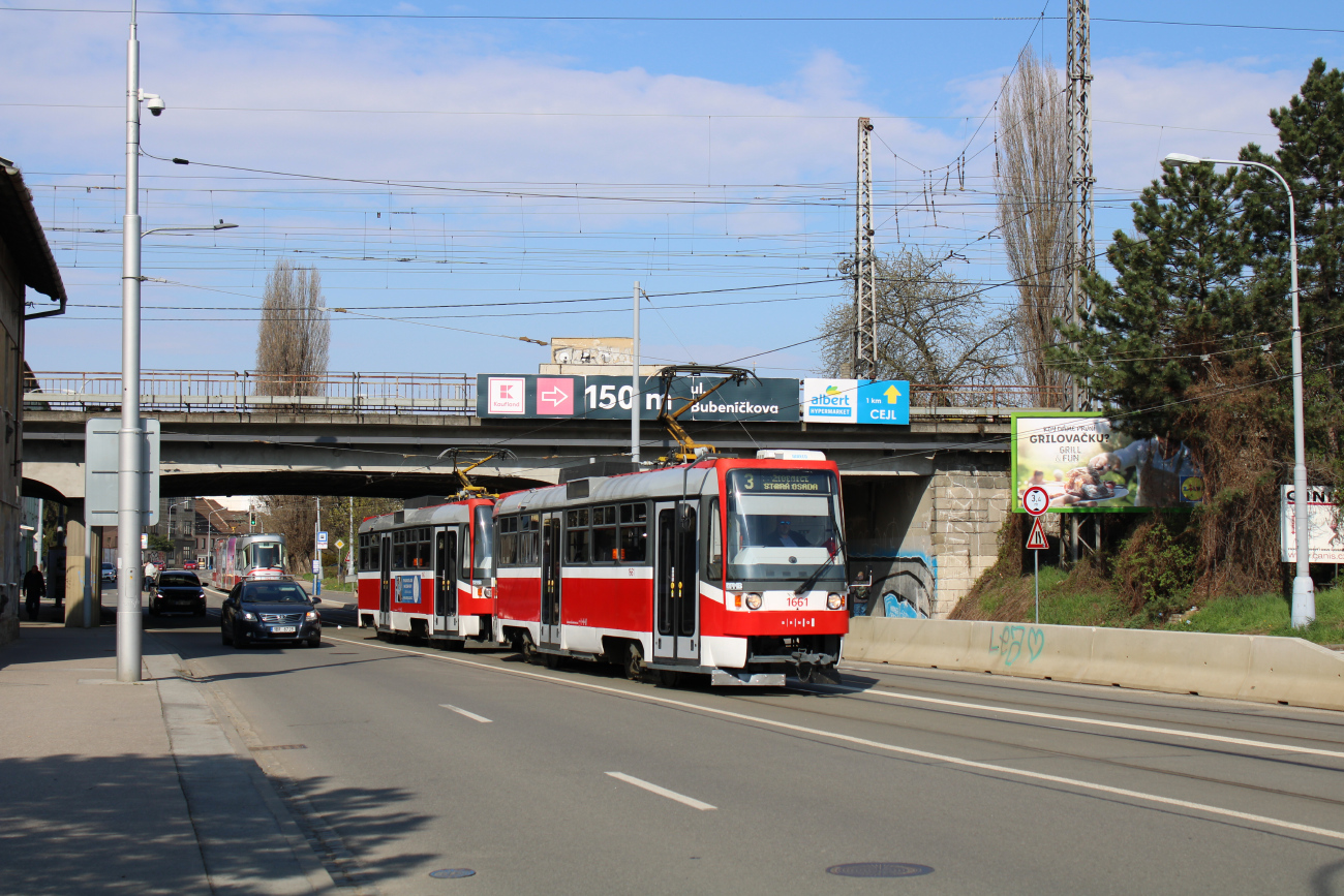 Брно, Tatra T3R (1995) № 1661