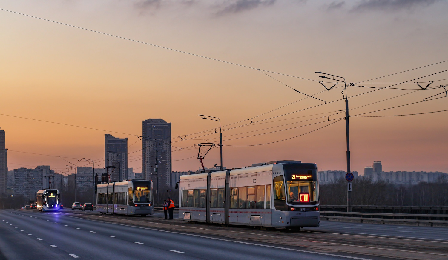 Москва, 71-414 (Pesa Fokstrot) № 3539; Москва — Происшествия