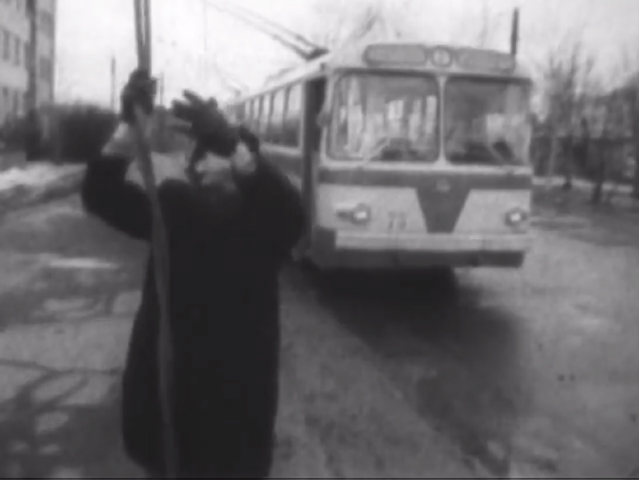 Петрозаводск, ЗиУ-5Д № 73; Петрозаводск — Исторические фотографии; Петрозаводск — Работники электротранспорта