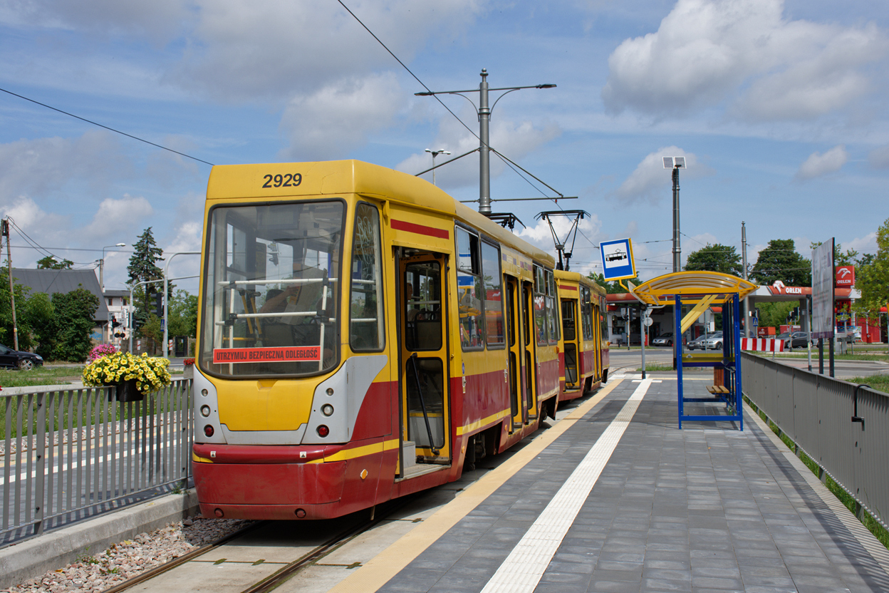 Лодзь, Konstal 805NaND/2 № 2929