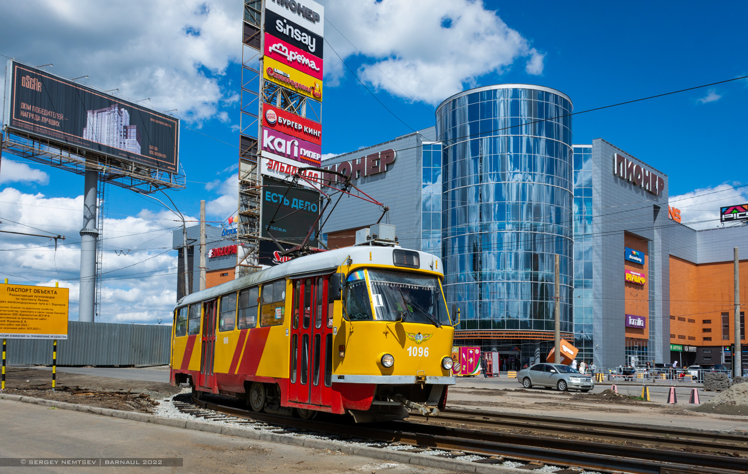 Barnaul, Tatra T3SU GOH Barnaul № 1096