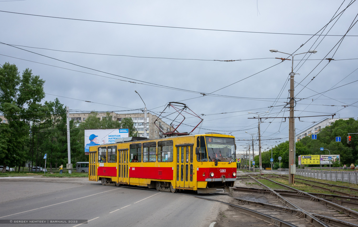 Barnaul, Tatra T6B5SU Nr. 3203