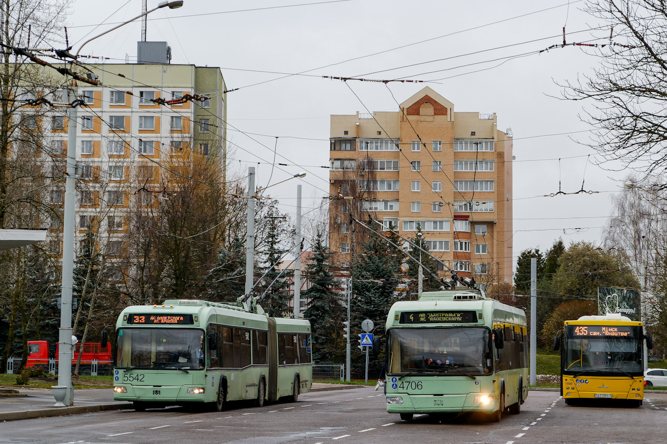 Минск, БКМ 333 № 5542; Минск, БКМ 321 № 4706