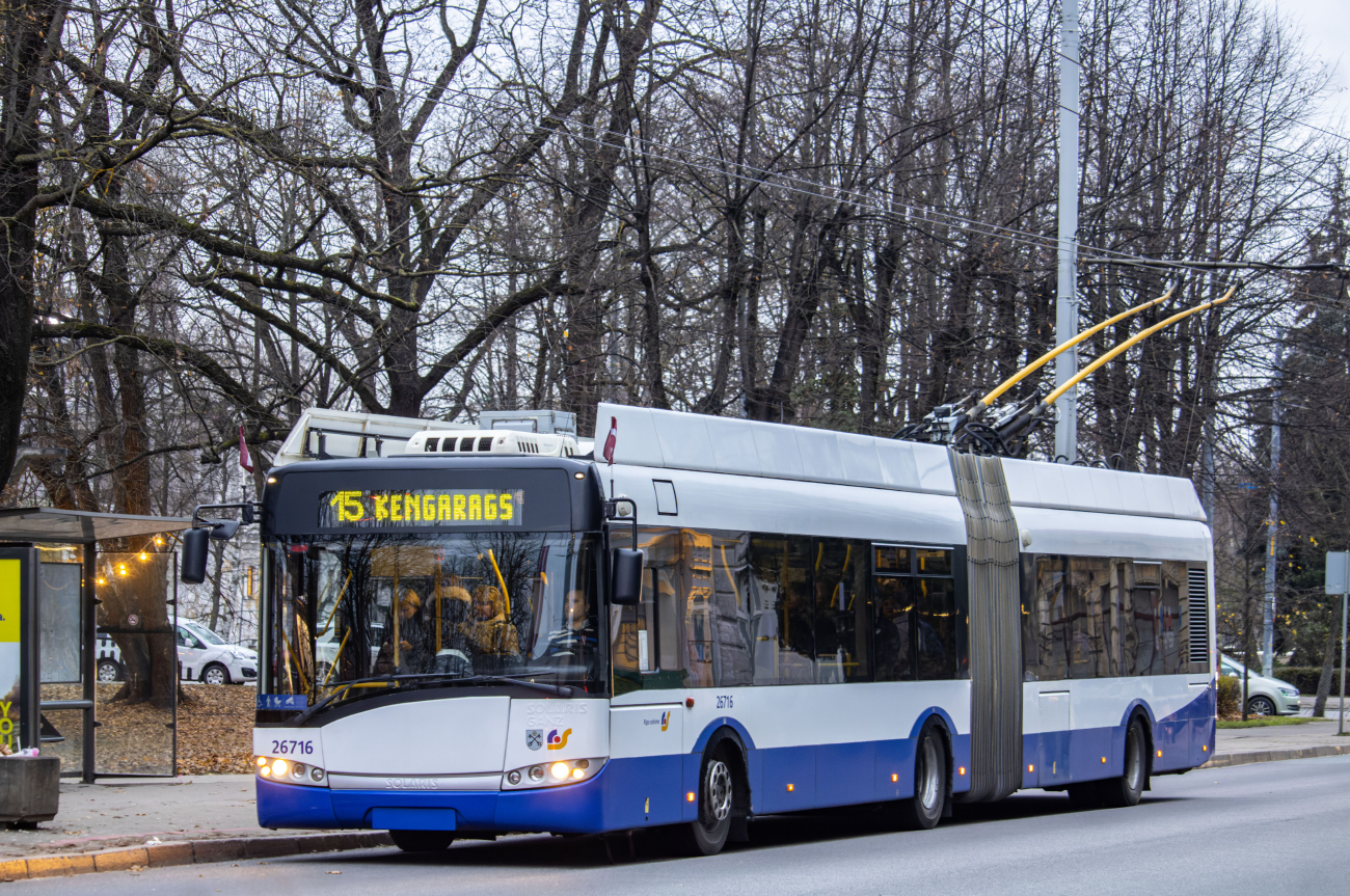 Рига, Solaris Trollino III 18 Ganz-Škoda № 26716
