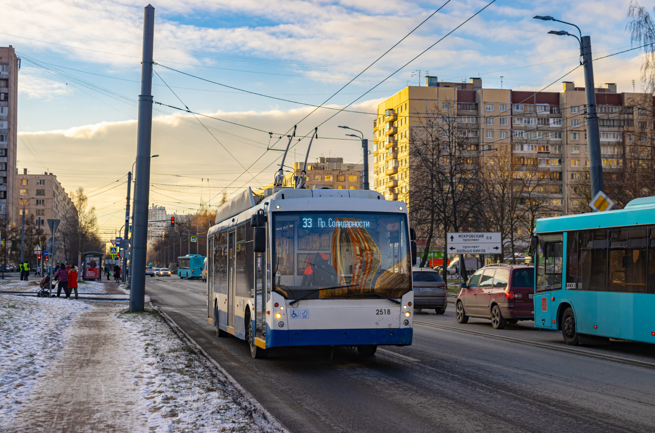 Санкт-Петербург, Тролза-5265.00 «Мегаполис» № 2518