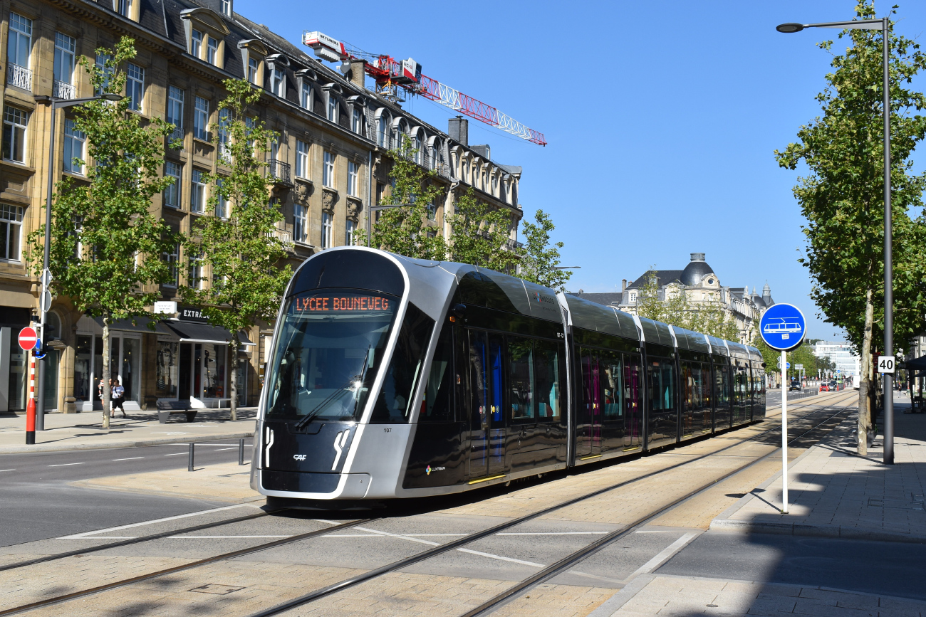 Luxembourg, CAF Urbos 3 Nr. 107