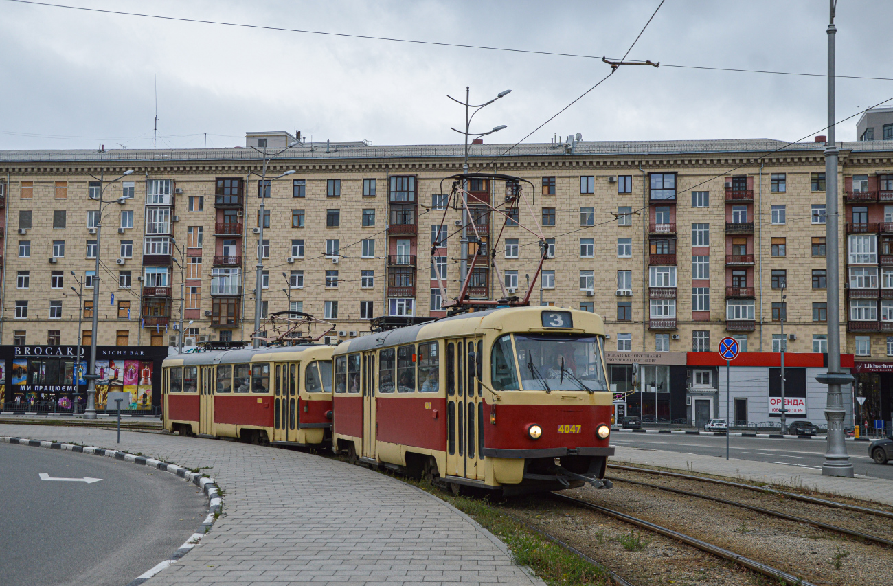 Харьков, Tatra T3A № 4047