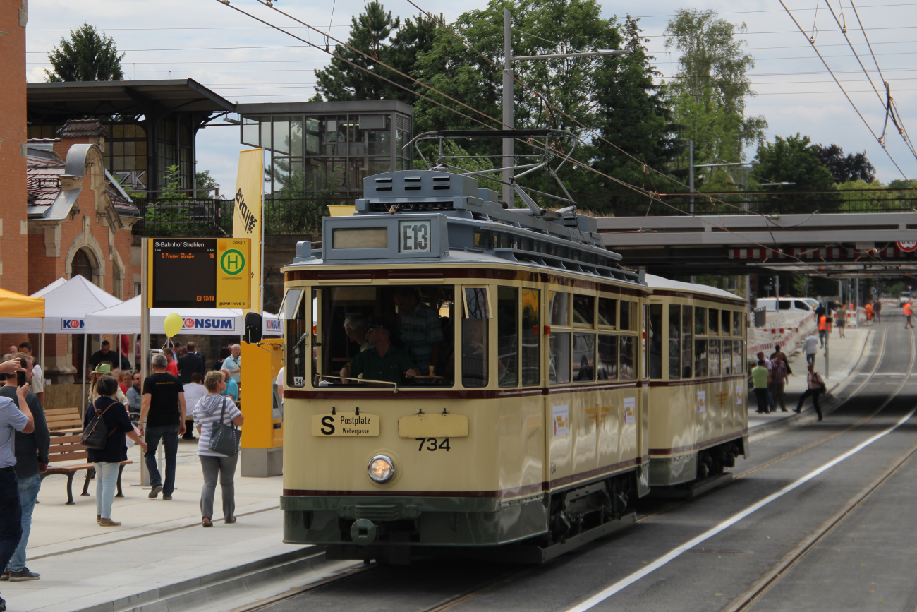 Drezda, Busch 2-axle motor car — 734 (201 305)