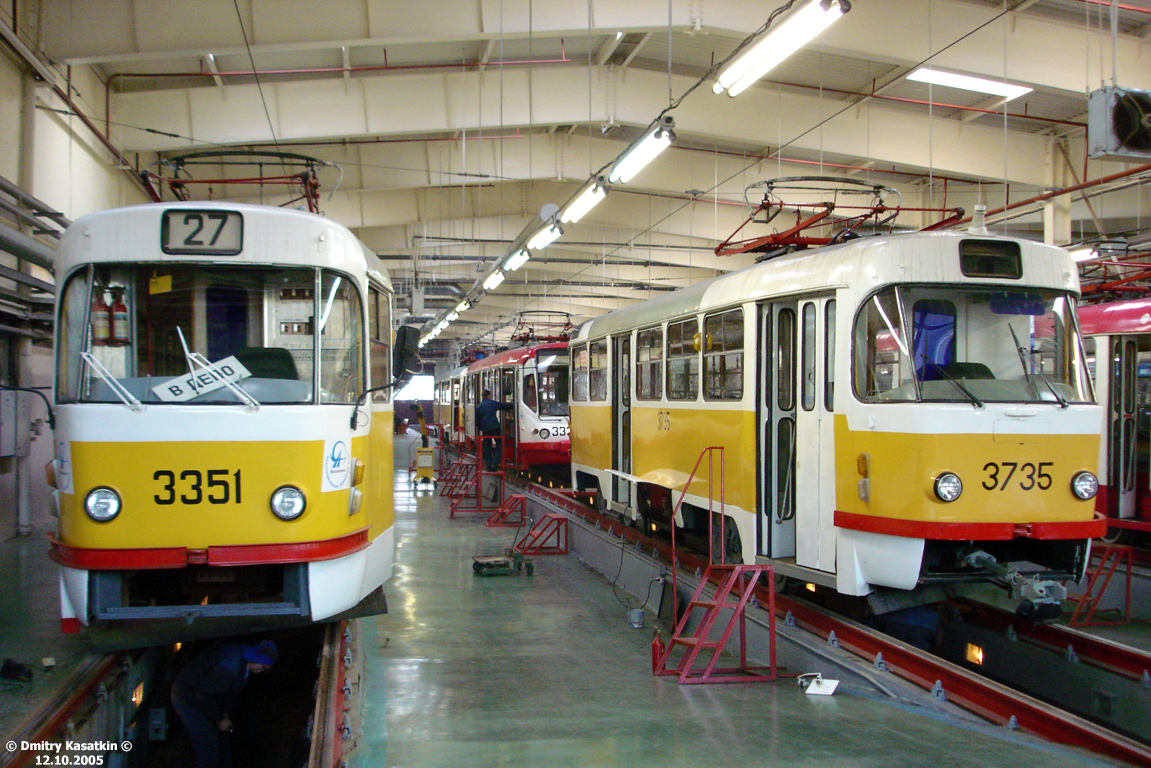 Москва, МТТМ № 3351; Москва, Tatra T3SU № 3735