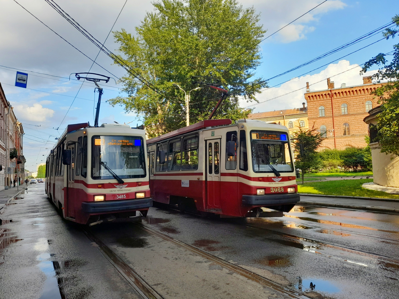 Санкт-Пецярбург, ЛВС-86М2 № 3485 Санкт-Пецярбург, ЛВС-86М2 № 3485