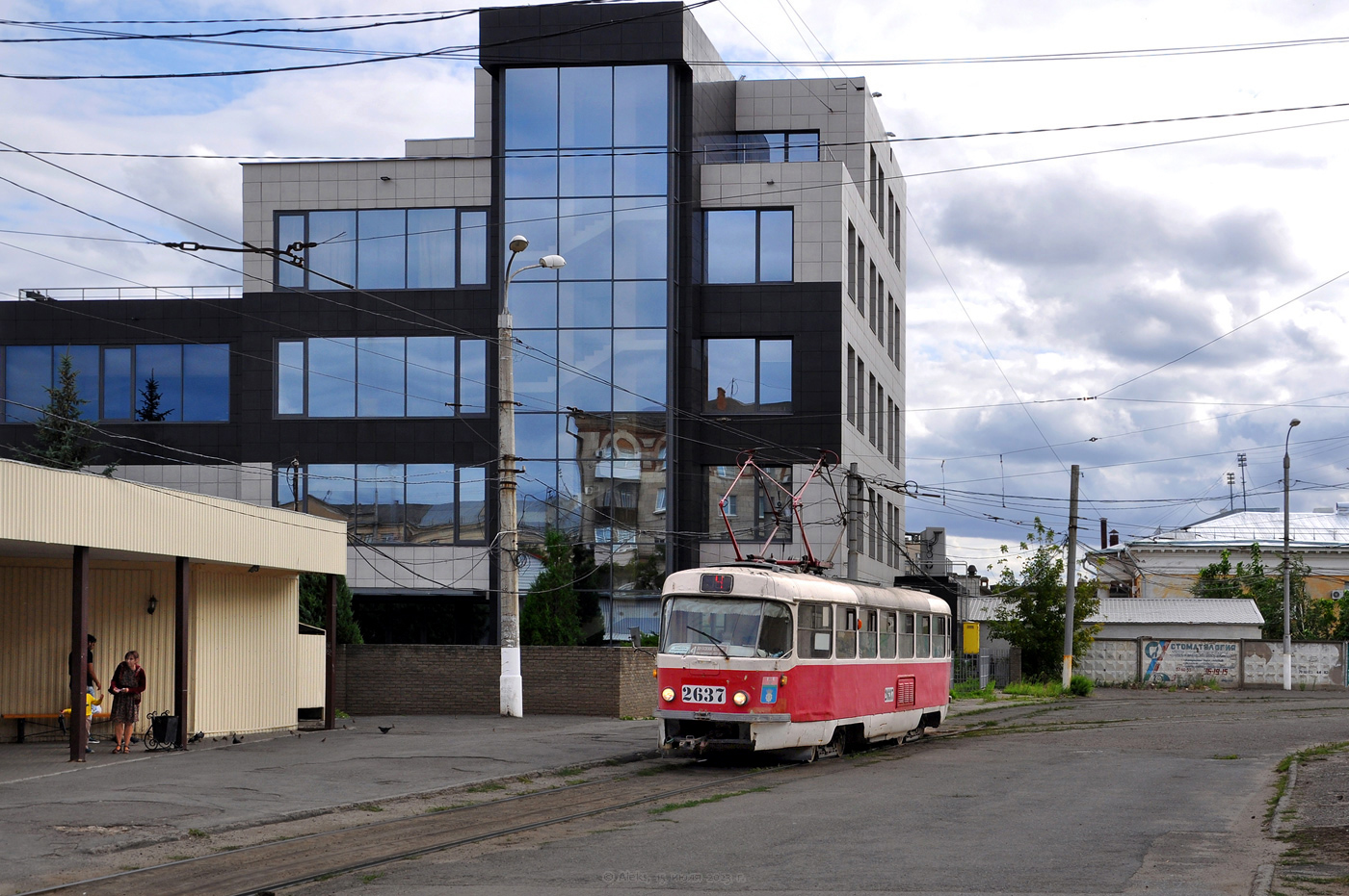 Волгоград, Tatra T3SU (двухдверная) № 2637