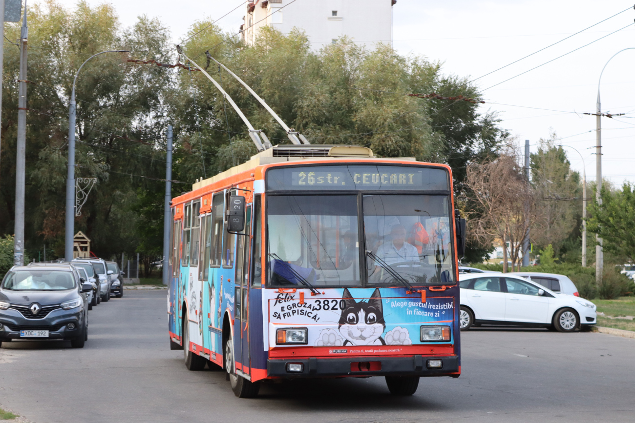 Кишинёв, Škoda 14TrDT/6M № 3820