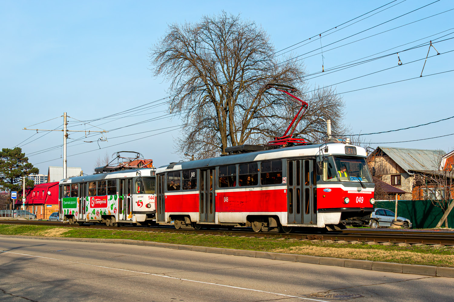 Краснодар, Tatra T3SU КВР ТРЗ № 049