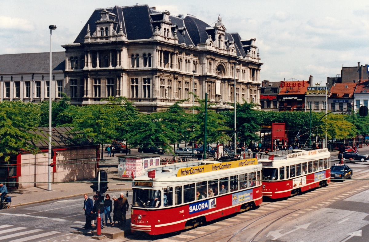 Антверпен, BN PCC Antwerpen № 2053; Антверпен — Старые фотографии (city trams Antwerpen 1980 — 1999)