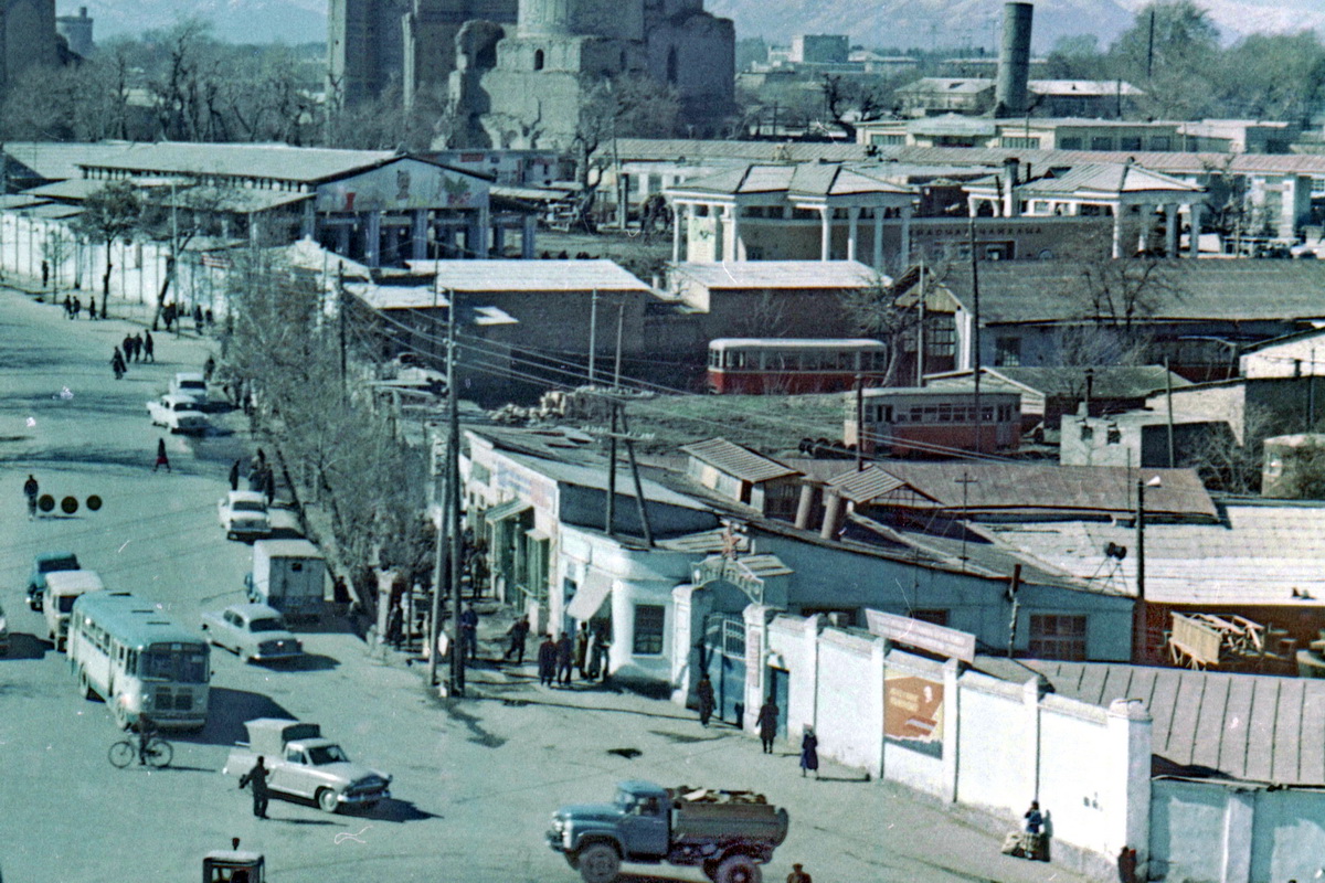 Samarqand — Old photos — tramway
