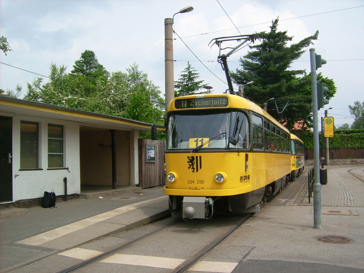 Дрезден, Tatra T4D-MT № 224 230; Дрезден — Прощание с Татрами (29.05.2010)