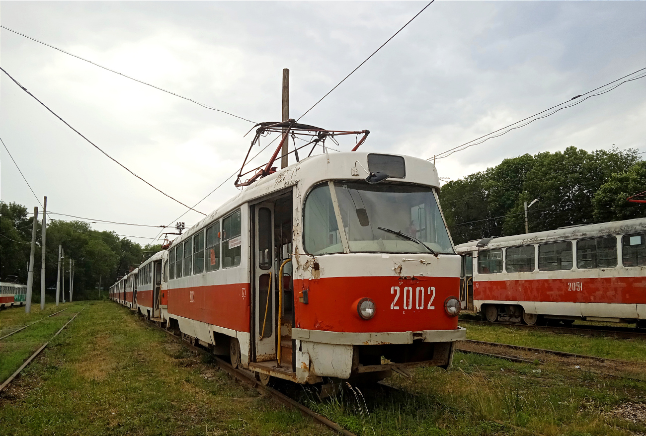 Samara, Tatra T3SU (2-door) Nr. 2002; Samara — Kirovskoye tramway depot