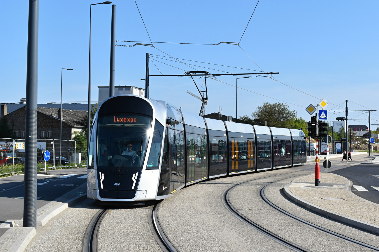 Люксембург, CAF Urbos 3 № 107