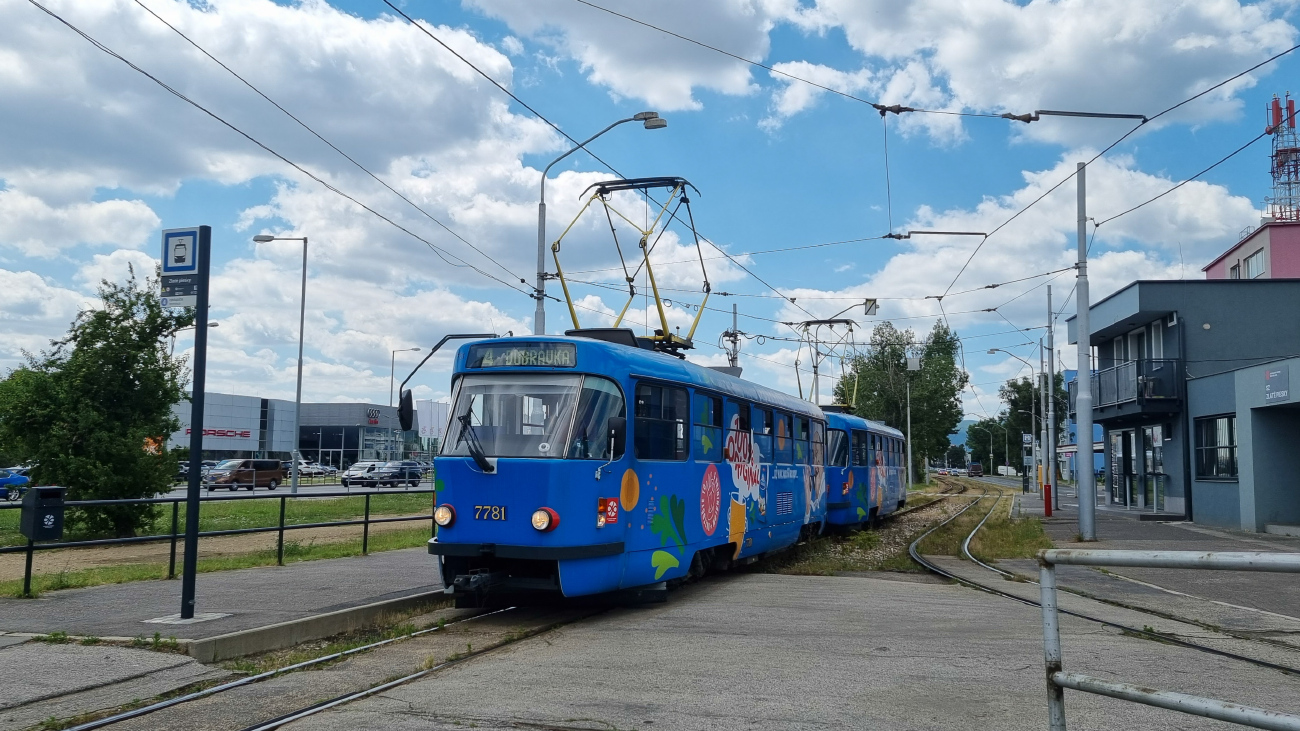 Братислава, Tatra T3P № 7781