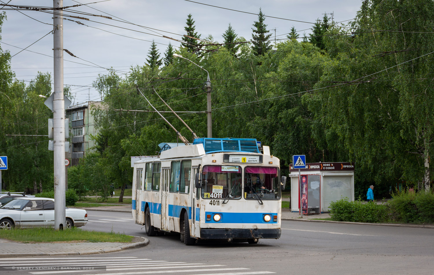 Барнаул, ЗиУ-682 КВР БТРМ № 4011 Барнаул, ЗиУ-682 КВР БТРМ № 4011