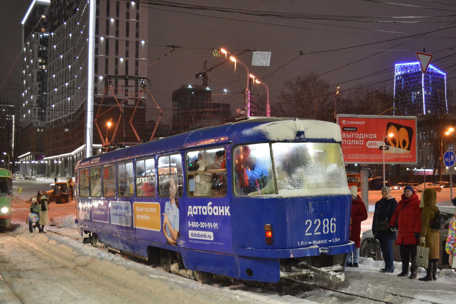 Ижевск, Tatra T3SU (двухдверная) № 2286