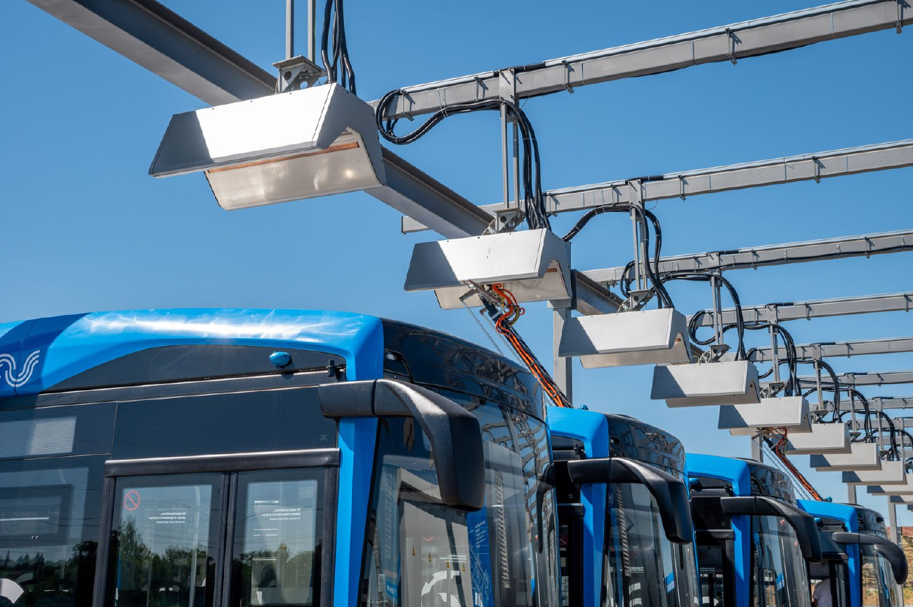 Moskau — Electric power service — Charging stations