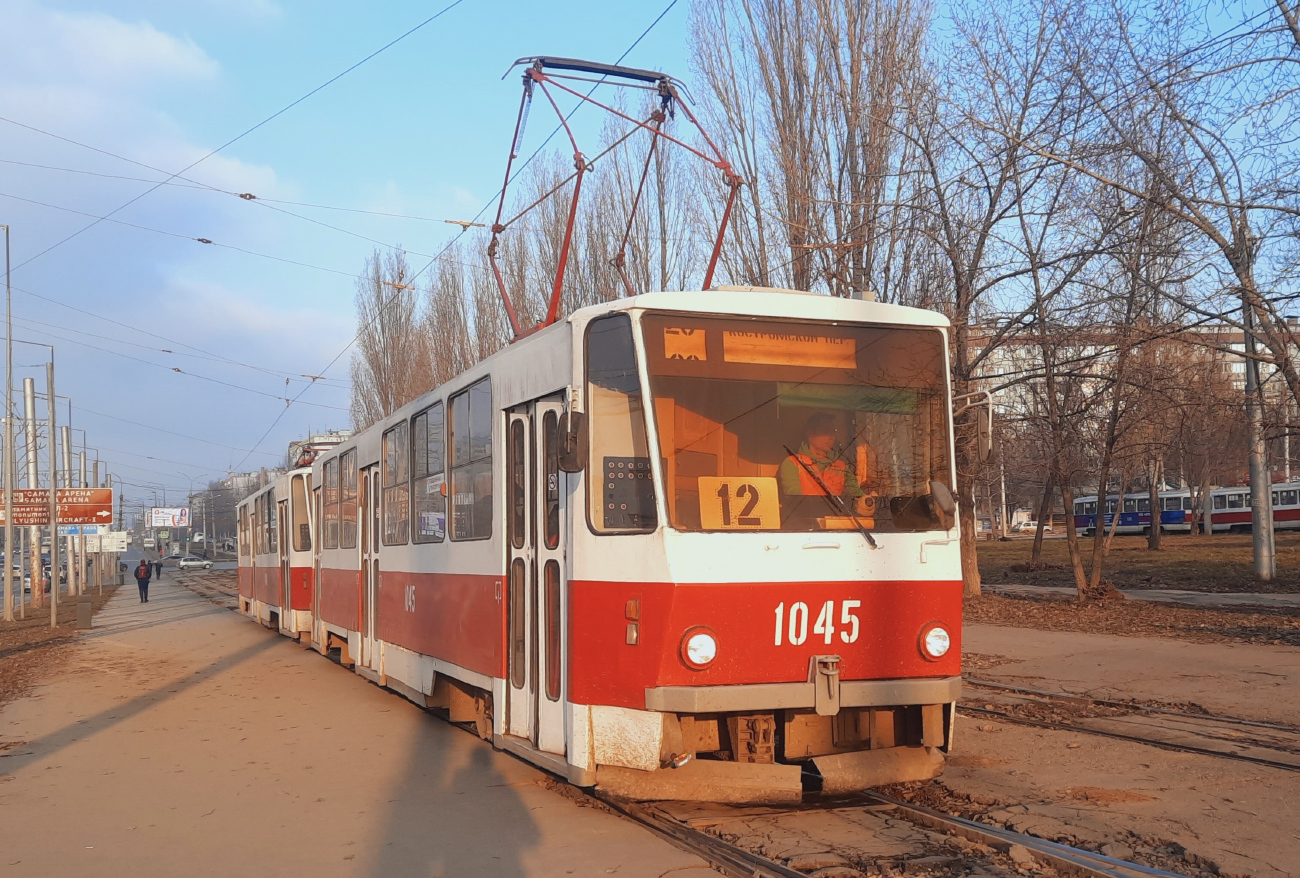Самара, Tatra T6B5SU № 1045