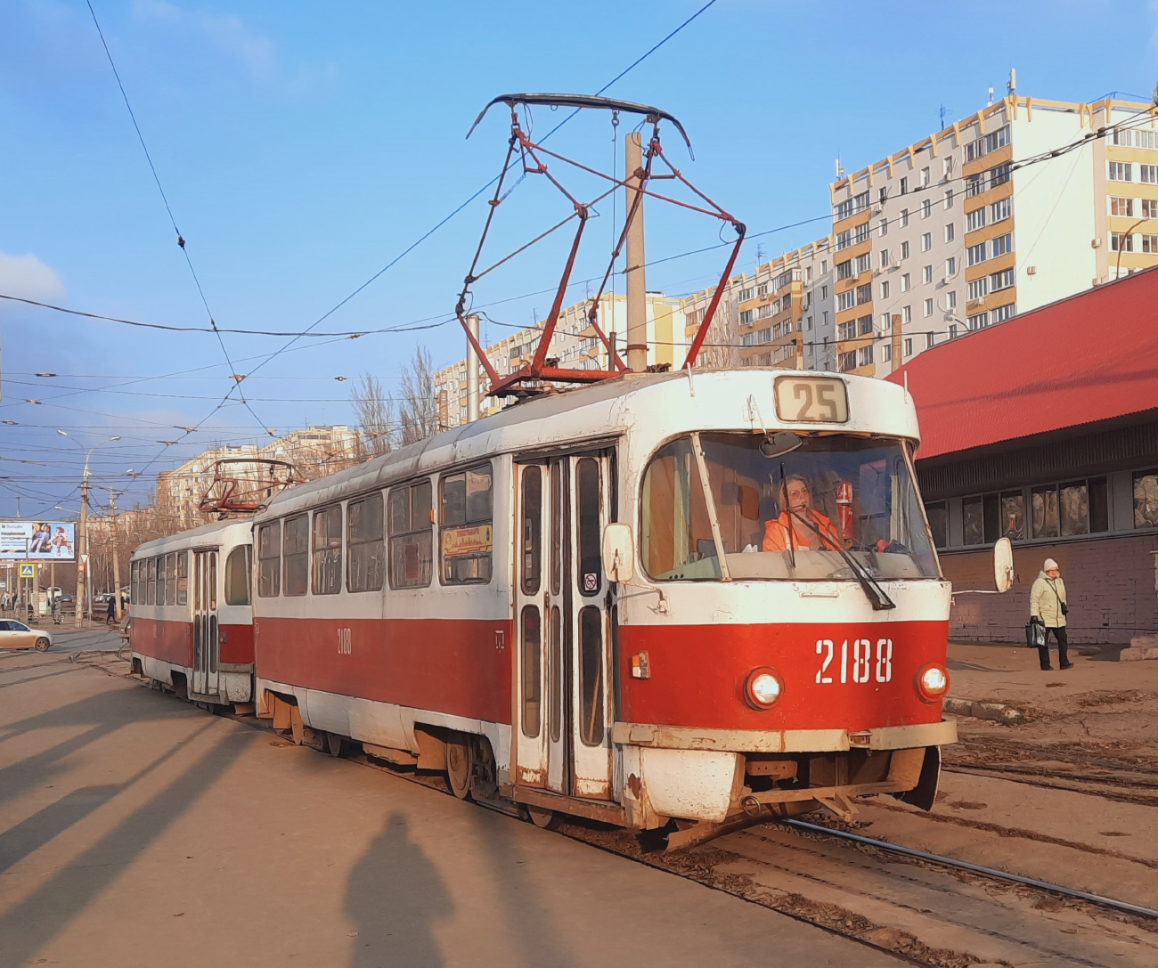 Самара, Tatra T3SU (двухдверная) № 2188