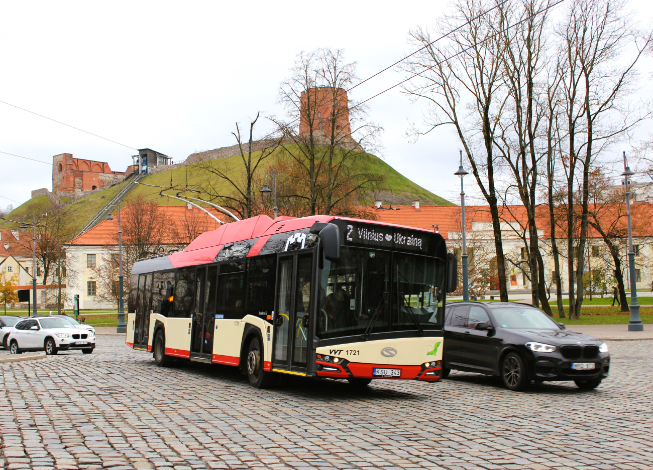 Вильнюс, Solaris Trollino IV 12 Škoda № 1721