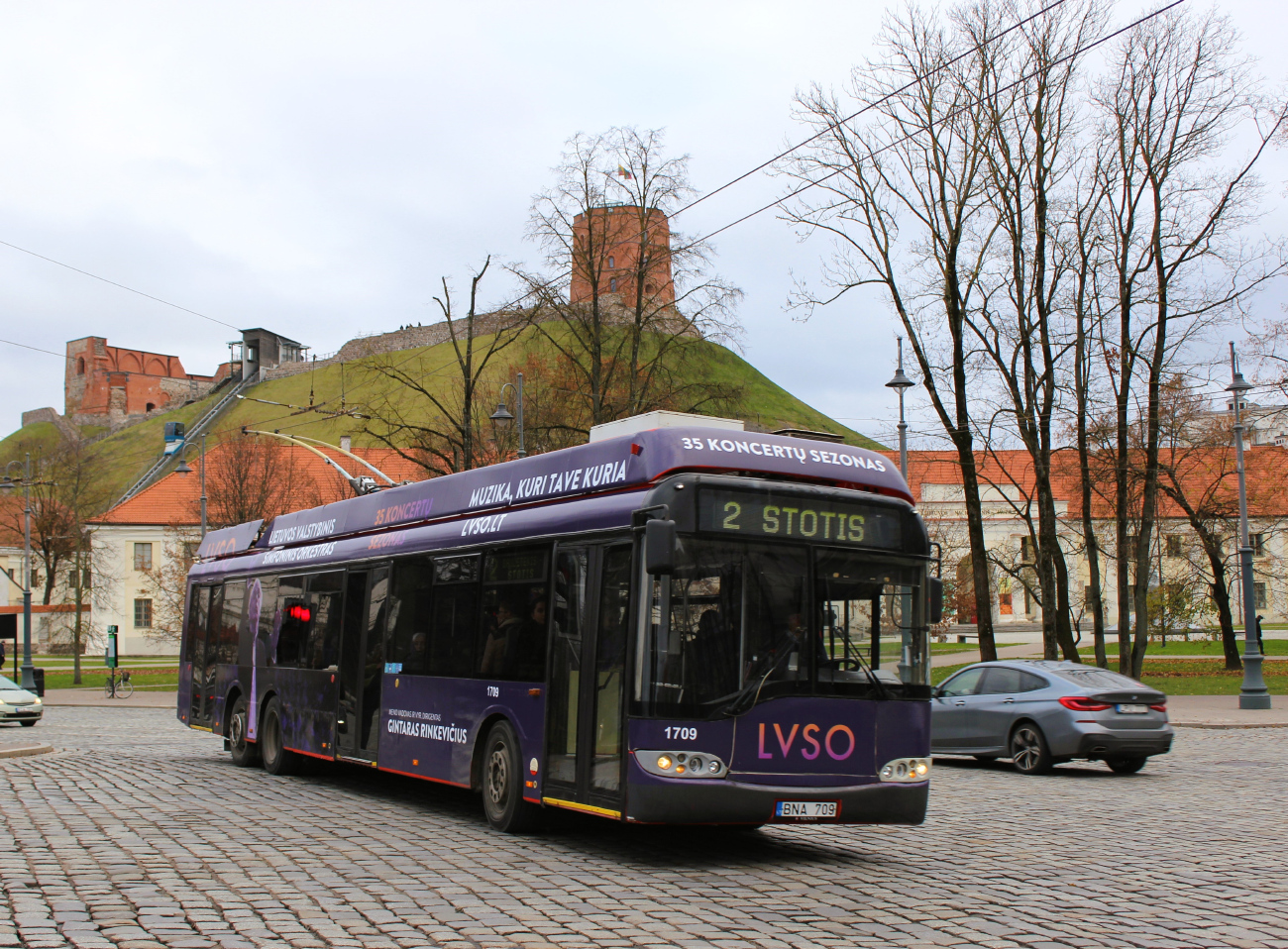 Вильнюс, Solaris Trollino II 15 AC № 1709