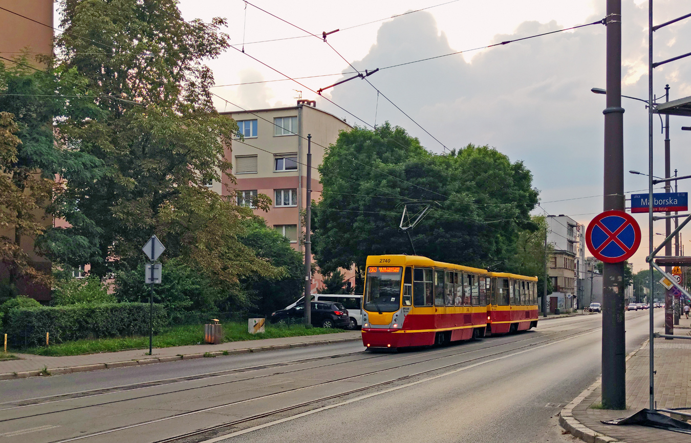 Лодзь, Konstal 805NaND № 2740