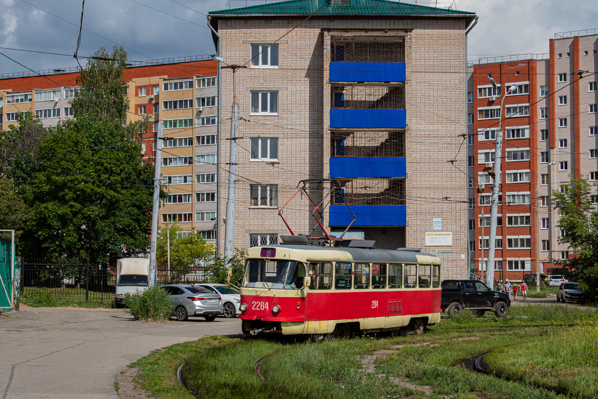 Ижевск, Tatra T3SU (двухдверная) № 2284