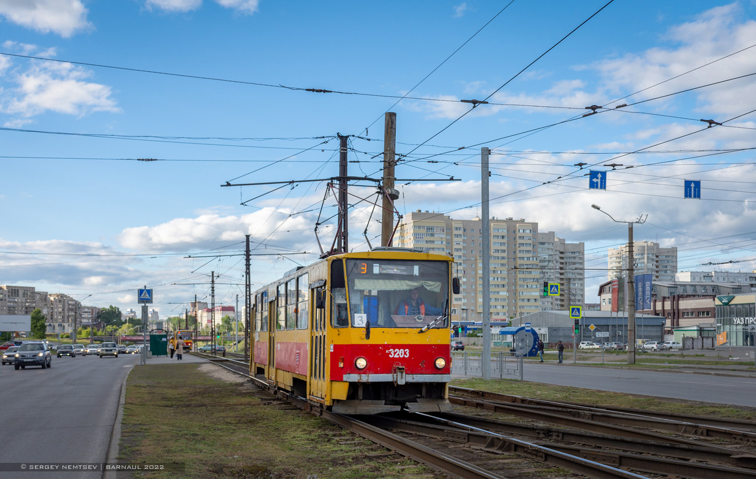 Barnaoul, Tatra T6B5SU N°. 3203