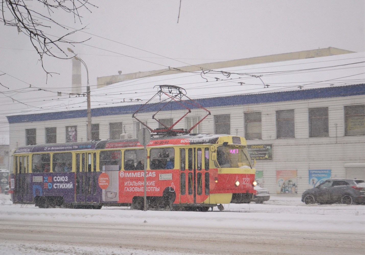 Ижевск, Tatra T3K № 1221
