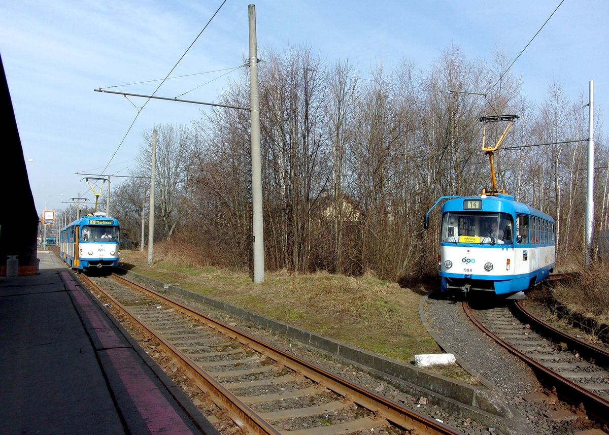 Острава, Tatra T3G № 988