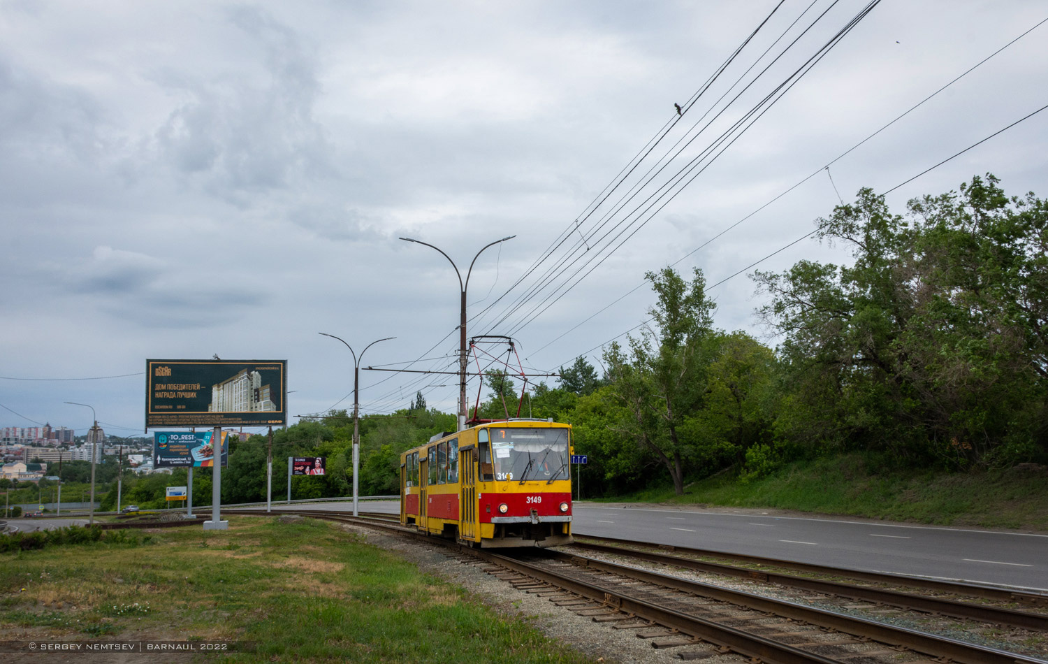 Барнаул, Tatra T6B5SU № 3149
