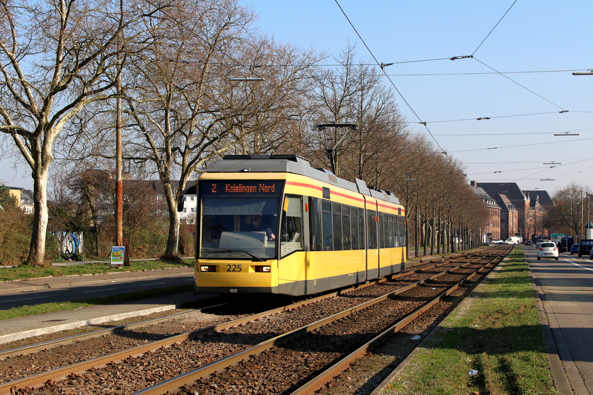 Karlsruhe, Duewag GT6-70D/N № 225