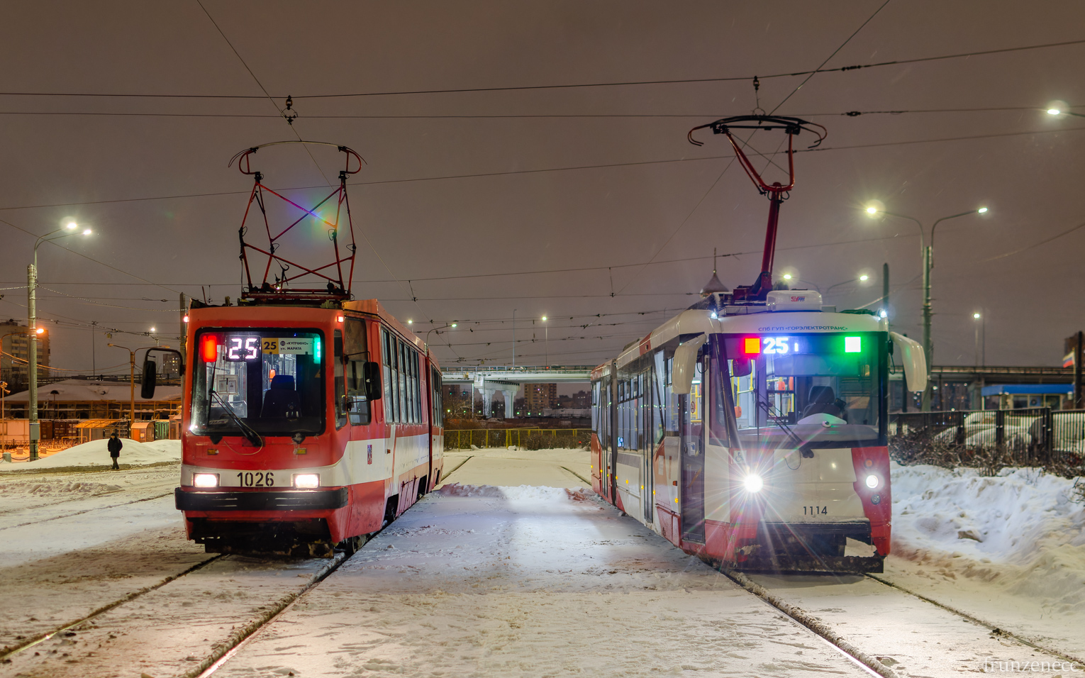 Санкт-Петербург, 71-147К (ЛВС-97К) № 1026; Санкт-Петербург, 71-152 (ЛВС-2005) № 1114